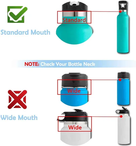 Vista 8 de Mango de cuerda de paracaídas para botella de agua Hydro Flask 2.0 de boca ancha y estándar, soportes de correa duraderos y cómodos