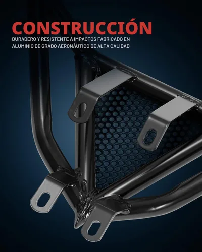 Vista 4 de A & UTV PRO Protector de parachoques delantero, compatible con Yamaha Raptor 700 / 700R 2006-2023, accesorios protectores de parachoques Brushguard