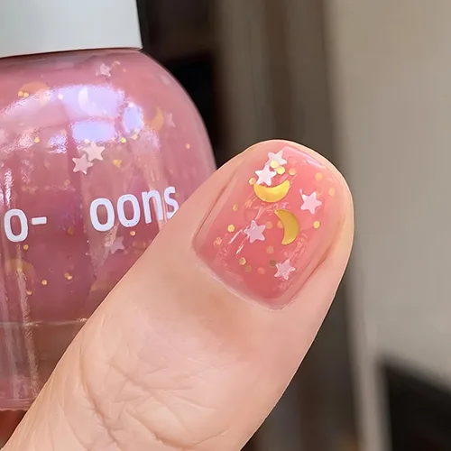 Vista 13 de Esmalte de uñas a base de agua Aurora verde brillante, esmalte de uñas con efecto cromado iridiscente, esmalte de uñas no tóxico para mujeres