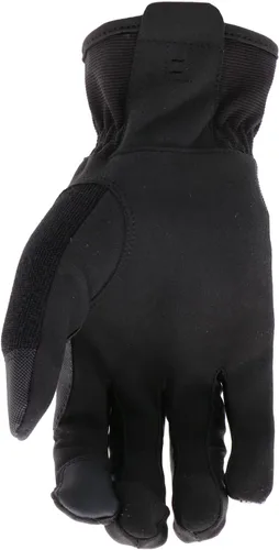 Vista 4 de BOSS Guante de trabajo de palma de cuero sintético multiusos para hombre, alta destreza, resistencia a pinchazos, tecnología de pantalla táctil