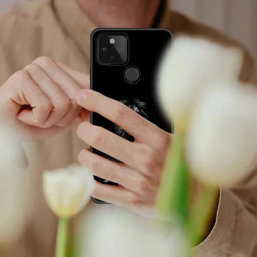 Vista 140 de Funda delgada para Google Pixel 4 XL, funda delgada de silicona de TPU suave a prueba de golpes para Google Pixel 4 XL, astronauta Galaxy