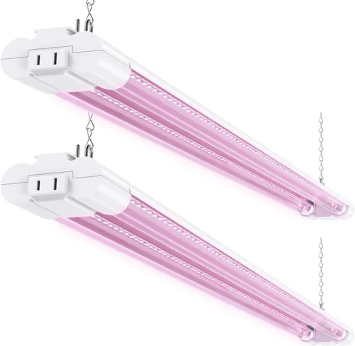 Vista 9 de Sunco - Luz LED de crecimiento de 1 pie, 10 W, espectro completo, para inicio de semillas, plántulas, plantas de interior, enchufe suspendido