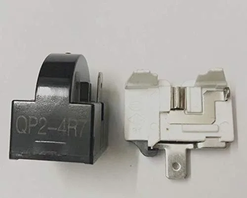 Vista 3 de 1 relé de arranque PTC de 4.7 ohmios 1 pines, protector de sobrecarga del refrigerador 1/2 HP (2 piezas) para Vissani Danby & More, automático