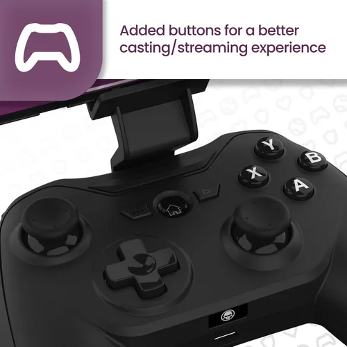 Vista 3 de Rotor Riot Gaming Controller for Android Wired Android Gamepad with Triggers Power Pass Through Charging D-Pad - Handheld Game Console Accessory