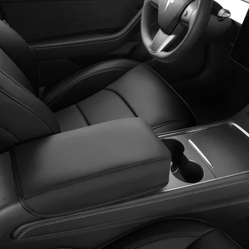 Vista 6 de Funda de asiento para modelo 3 2017 2018 2019 2020 2021 2022 2023, funda de asiento personalizada para Tesla Model 3, compatible con bolsa de aire