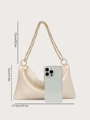 Vista 6 de Verdusa Bolso de noche de satén para mujer, bolso de hombro