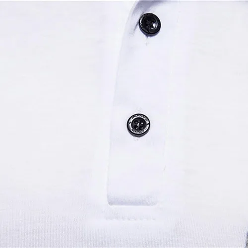 Vista 5 de Camisas de lino para hombre, de manga corta, de punto, con botones, estilo casual, con bolsillos frontales