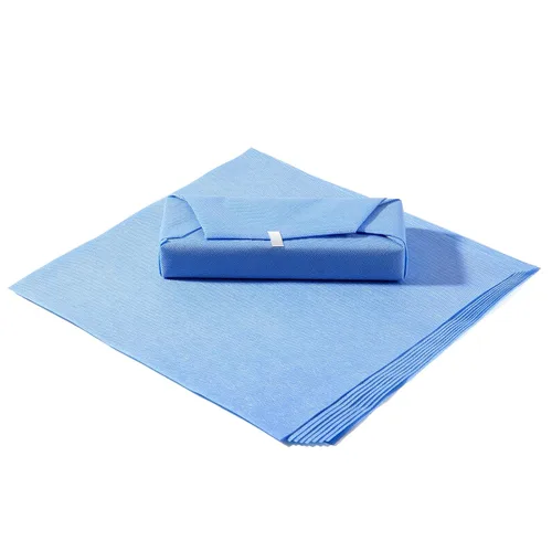 Vista 13 de JMU Envoltura de esterilización autoclave CSR de 12 x 12 pulgadas, 50 piezas SMMS no tejidas, esterilización con vapor y EO, almohadillas azules