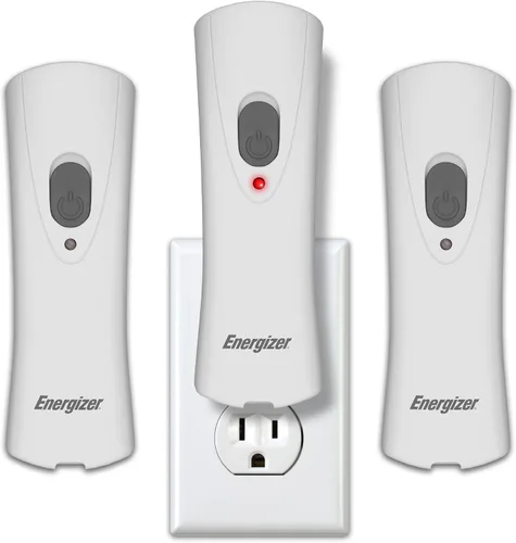 Vista 10 de Linternas LED recargables con encendido automático Energizer para fallas de energía en el hogar, linterna LED enchufable para cortes de energía, luz
