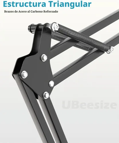 Vista 5 de UBeesize Soporte de Teléfono Aéreo, Brazo de Cámara Web Flexible con Soporte para Teléfono y Cabeza Esférica, Trípode Aéreo para Teléfono, Dibujo
