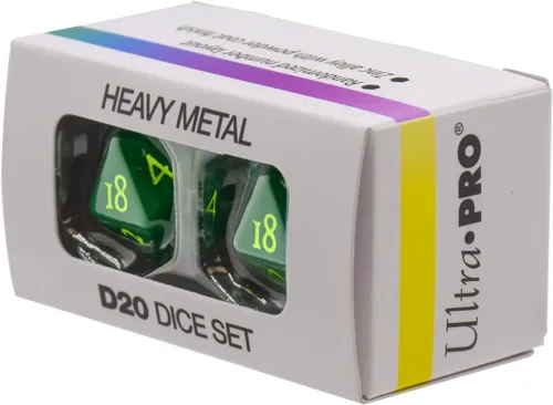 Vista 4 de Ultra PRO - Dados D20 vívidos de 2 ct. Perfecto para juegos MTG, DND y juegos de rol