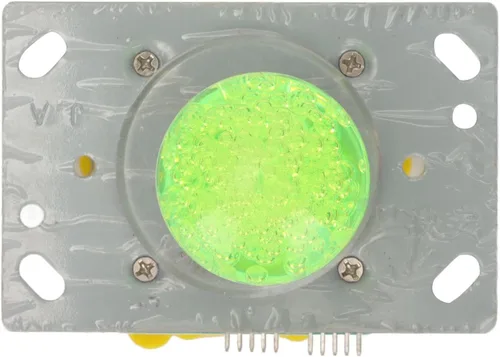 Vista 9 de Arcade Joystick Kit,LED Arcade Illuminated Joystick,Fully Automatic LED Colorful Illuminated Joystick,5 Pin Oval Crystal Arcade Joystick for Arcade