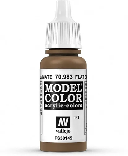 Vista 127 de Vallejo - Pintura color rojo amaranto, 0.6 fl oz