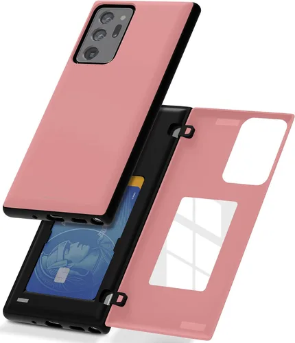 Vista 8 de GOOSPERY Parachoques magnético para puerta compatible con Galaxy Note 10, estuche tipo billetera con tarjetero, cierre automático por iman, funda