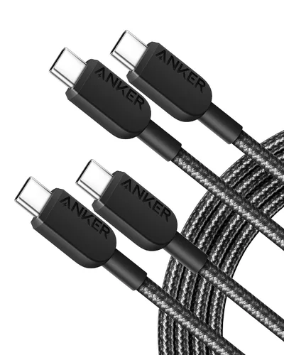 Vista 10 de Anker Cable USB C a USB C, cable de carga rápida tipo C (3 pies, 2 unidades) para iPhone 17/16 Series, iPad Air 4, MacBook Pro 2022 y más (negro)