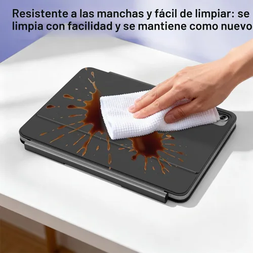 Vista 7 de Funda para teclado para iPad Air 11/Pro 11 (1-4), trackpad de Negro