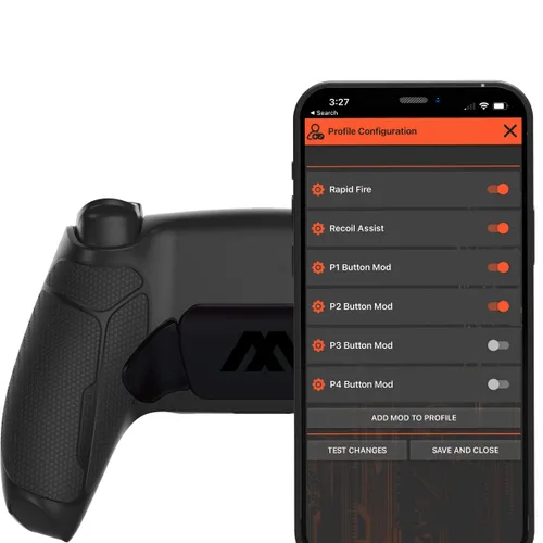 Vista 7 de MODDEDZONE Smart Extreme Modded Controller + Anti Recoil Back Remappable Paddles Interchangeable Thumbsticks Hair Triggers Tactical Buttons
