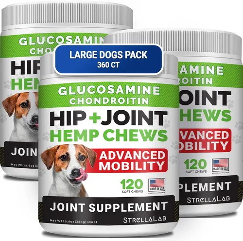 Vista 12 de STRELLALAB Melatonina para que los perros duerman 6 mg – Golosinas para dormir para perros – Pastillas para dormir para la ansiedad – Masticables