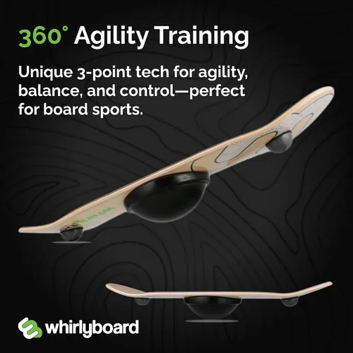 Vista 8 de Whirly Board Spinning Balance Board & Agility Training Equipment