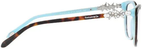 Vista 3 de Tiffany & Co TF2144HB - 8134 - Marco para gafas, color azul (2.126 in), Havanaazul