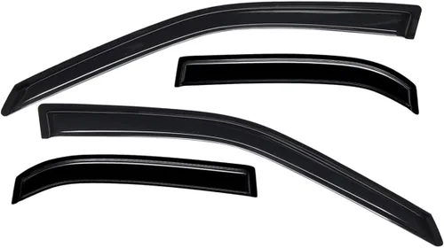 Vista 3 de Lightronic Visera de ventana de ventilación automática de montaje exterior extraduradera, se adapta a Nissan Sentra 2000-2006, protección UV