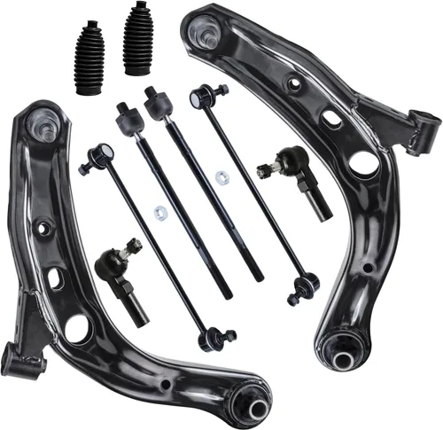 Vista 12 de Detroit Axle - Kit de suspensión delantera de 10 piezas para Chevrolet Trailblazer GMC Envoy 2004-2007 2005 2006 Soportes de brazo de control