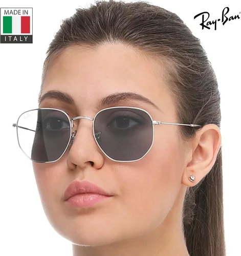 Vista 32 de Ray-Ban RB3548N Lentes planas hexagonales, gafas de sol cuadradas y redondas con kit oficial de gafas