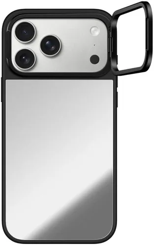 Vista 70 de CASETiFY Funda de espejo para iPhone Air [Reflejante/Compatible con Magsafe / Protección contra caídas de 4.9 pies de grado militar 1X] - Negro
