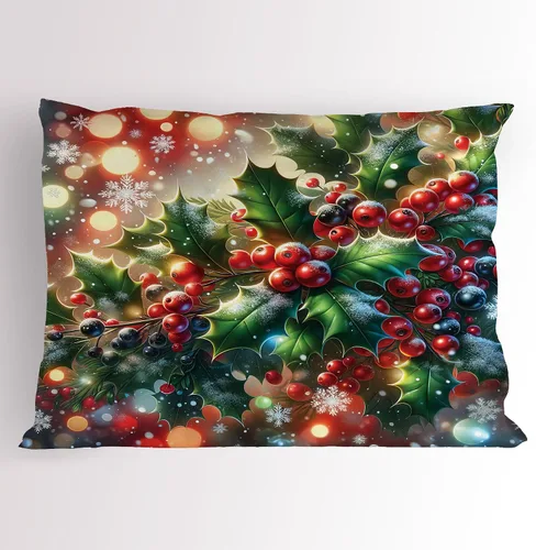 Vista 76 de Lunarable Juego de 2 fundas para almohada de otoño, tema vintage otoñal con estilo granja, ilustración de flores silvestres, artículo de cama