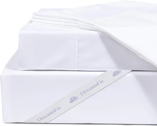 Vista 8 de DreamFit bamboo 5 sábanas cómodas premium (línea 2015), Rayón derivado del bambú, Azul, gemelo
