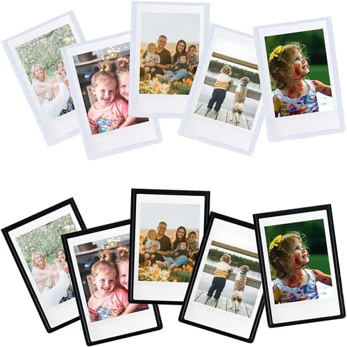 Vista 11 de Orga'Neat - Marco de fotos magnético de 2 x 3 para refrigerador de Fujifilm Instax Mini película instantánea, marcos magnéticos para nevera, pequeño