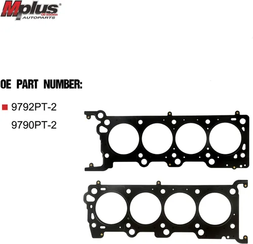 Vista 2 de MPLUS 9792PT-2 9790PT-2 Junta de culata compatible con 1992-2005 para Ford F-Series E-Series Expedition Explorer/para Mercury/para Lincoln 4.6L 5.4L