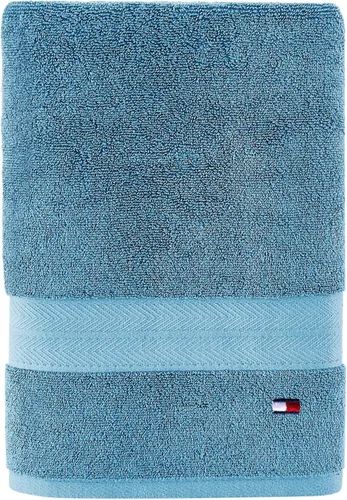 Vista 36 de Tommy Hilfiger Modern American - Toalla de baño de color sólido, 30 x 54 pulgadas, 100% algodón, 574 GSM (Sunshine)