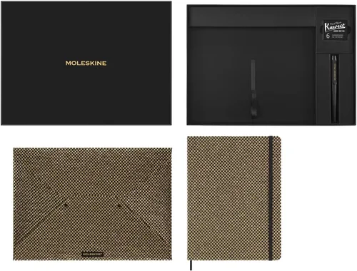Vista 10 de Moleskine Cuaderno de edición limitada Holiday Shine Box, extra pequeña, lisa, dorada, tapa dura (2.5 x 4)
