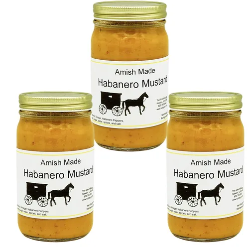 Vista 7 de Amish Mostazas - Eneldo - Tarro de 7 oz - Paquete de 3 frascos