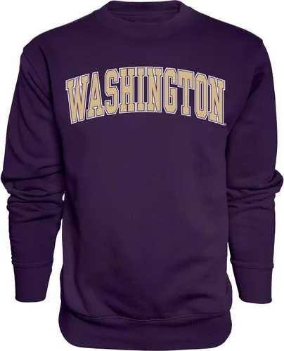 Vista 17 de Blue 84 NCAA sudadera de cuello redondo con arco y colores de equipo para hombre