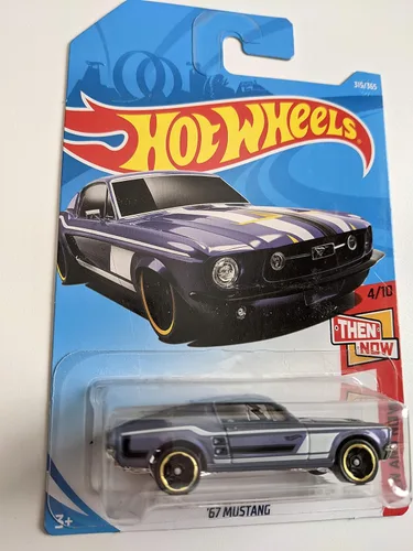Vista 3 de Hot Wheels Then and Now 4/10, Mustang 315/365 Purple '67 50th Anniversary Card