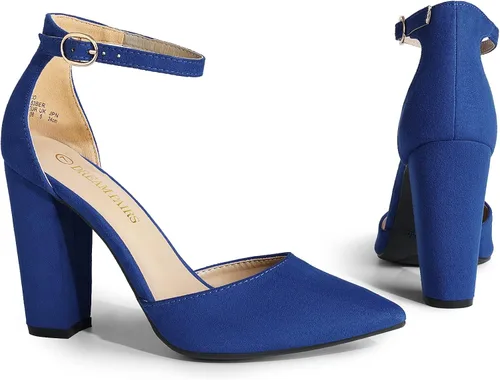 Vista 6 de DREAM PAIRS Coco Zapatos de tacón alto con punta, para mujer