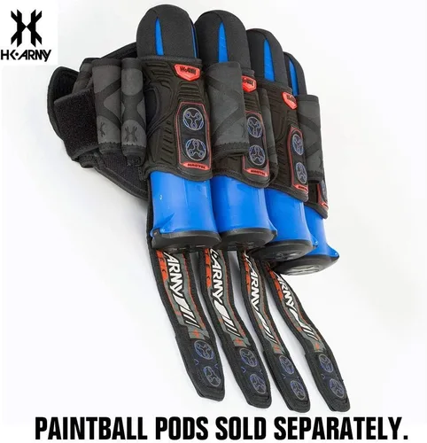 Vista 3 de HK Army Magtek Paintball Arnés Pod Pack 4+3 - Negro/Rojo
