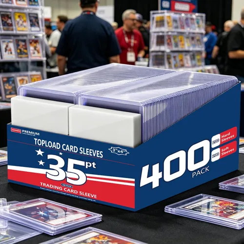 Vista 8 de 400 fundas para tarjetas, cargadores superiores para tarjetas, 35 puntos, 3