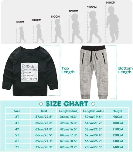 Vista 7 de Jobakids Boys 2 Pieces Set Boys Cotton Clothing Set