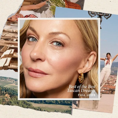 Vista 7 de LAURA GELLER NEW YORK Lo mejor de lo mejor paleta horneada - Sueños toscanos - Tamaño completo - Incluye bronceador, rubor, resaltador y 6 sombras