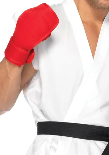 Vista 2 de Leg Avenue Disfraz de Street Fighter Ryu para hombre, Blanco