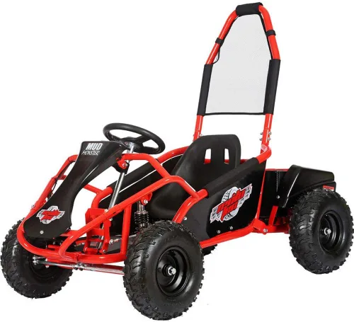 Vista 6 de MotoTec Mud Monster Kids Electric 48v 1000w Go Kart Full Suspension