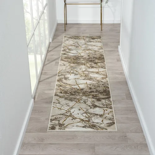 Vista 14 de LUXE WEAVERS Alfombra de Área Abstracta de Mármol Beige 2x3