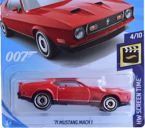 Vista 2 de Hot Wheels '71 Mustang Mach 1 2/250, rojo