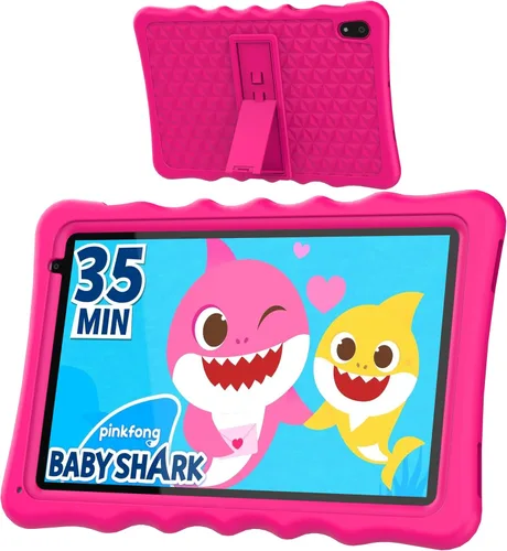 Vista 8 de BYYBUO Tableta para niños de 10 pulgadas, Tabletas Android 13 para niños, Tableta Google con 4GB RAM y 32GB ROM (Azul Claro)