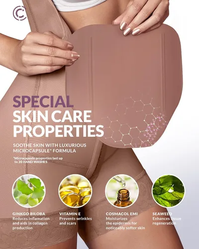 Vista 4 de CURVEEZ Paquete de 2 Tabla de liposucción poscirugía de espuma de liposucción para uso con prendas de compresión de cirugía posliposucción