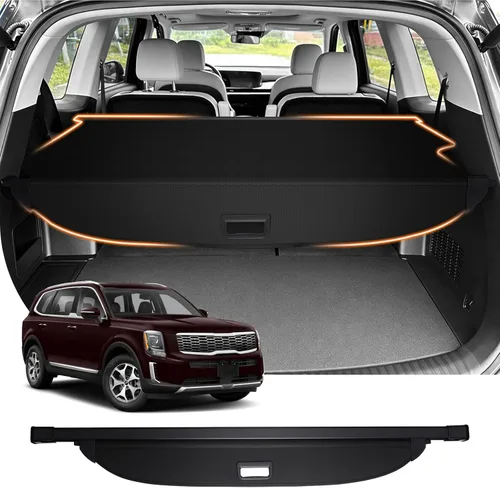 Vista 10 de Powerty Cubierta de carga para Volvo XC90 2016-2024 2025 Accesorios Cubierta de maletero retráctil Cubierta de blindaje de maletero Cubierta