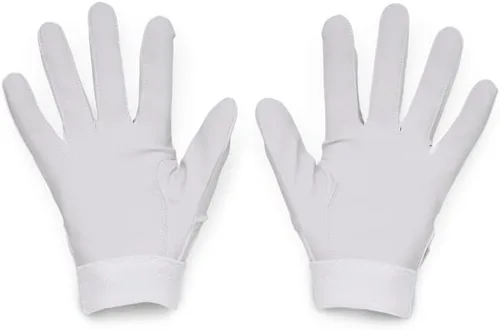Vista 2 de Under Armour Guantes de sóftbol radar (100) Blanco / Blanco / Gris Halo